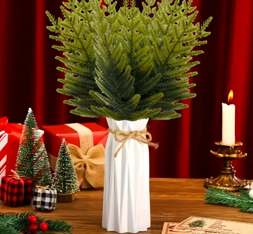 Christmas artificial tree branches selection