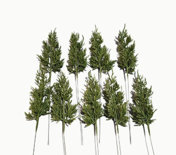 Christmas artificial tree branches selection