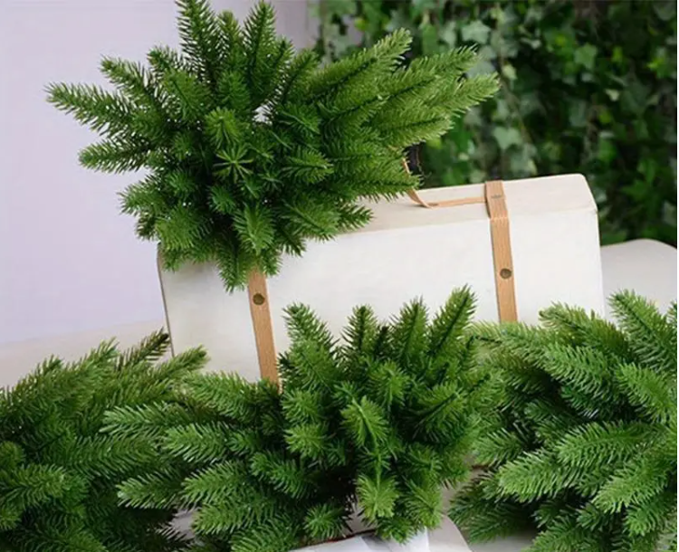 Christmas artificial tree branches selection