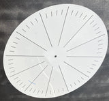 Mylar 250-micron thick clock marker mat