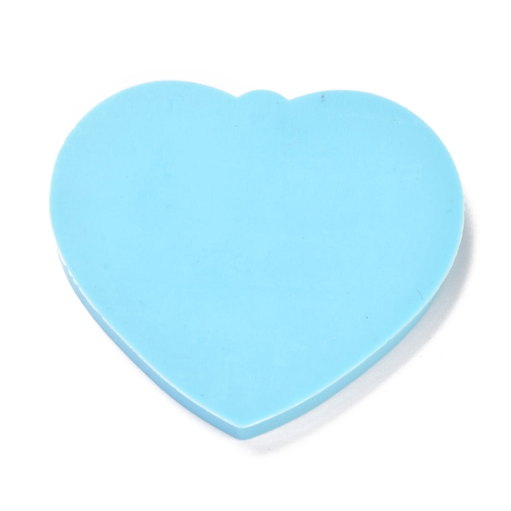 Heart with word love pendant silicon mold