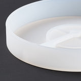 Flat round LED art light display base mold