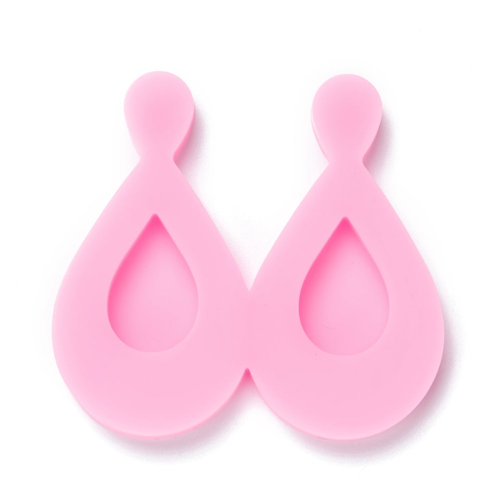 Pink food grade pendant silicon mold