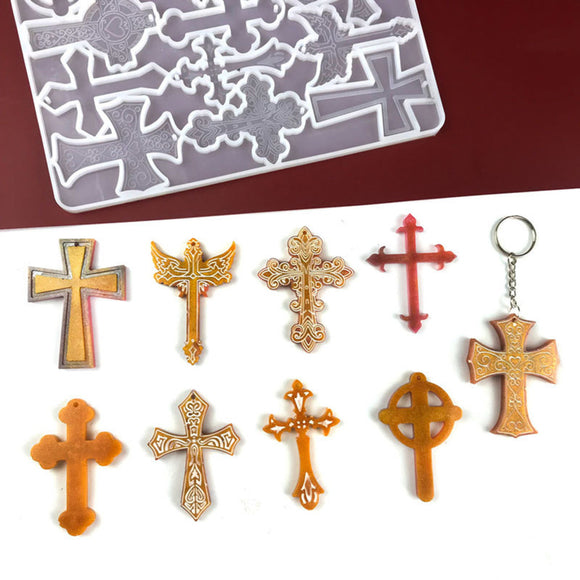 Cross pendants mold