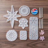 Snowflake wind chime making kit