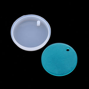 Round pendant/keyring mold