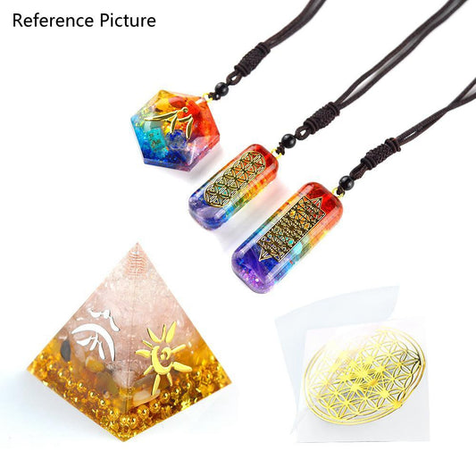 Self-adhesive chakra stickers