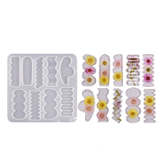 Hairclip mold different shapes