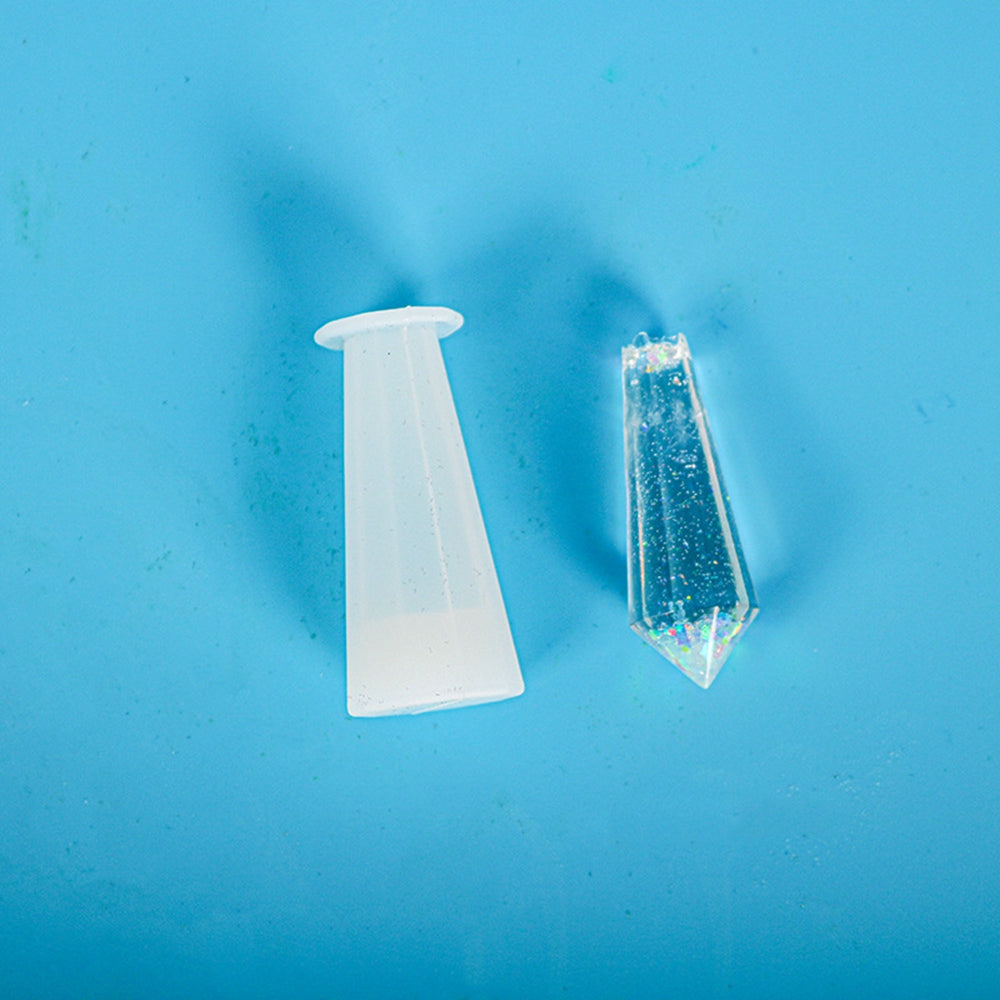 Pendulum crystal pendant silicone mold