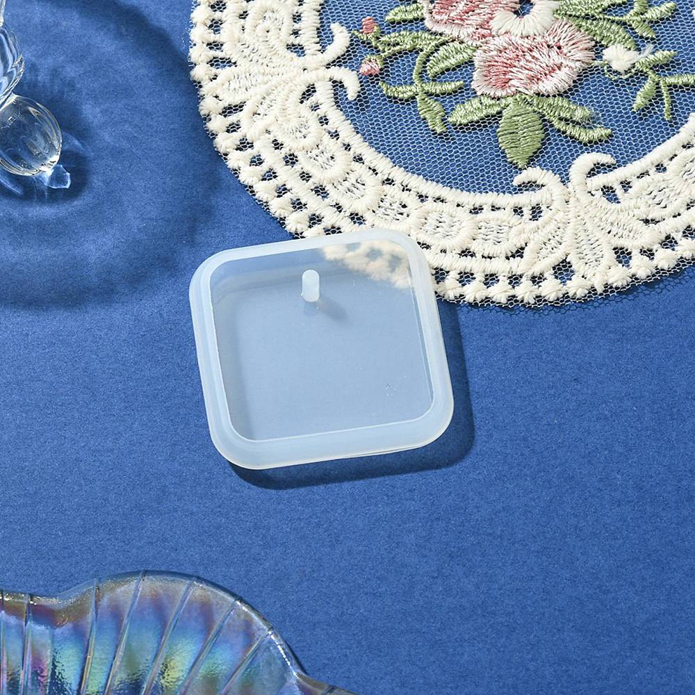 Square pendant silicon mold