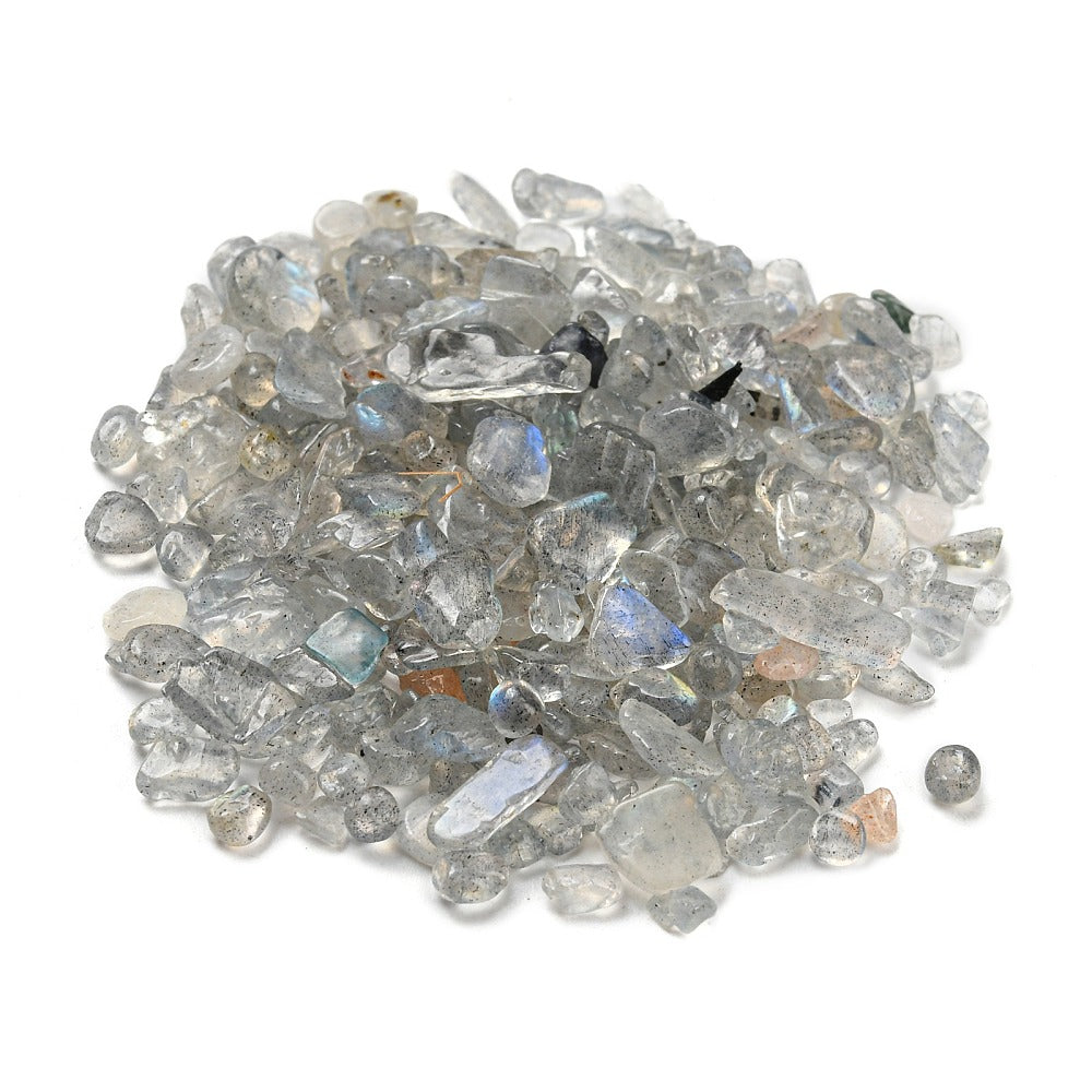 Natural labradorite beads