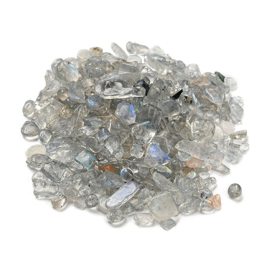 Natural labradorite beads