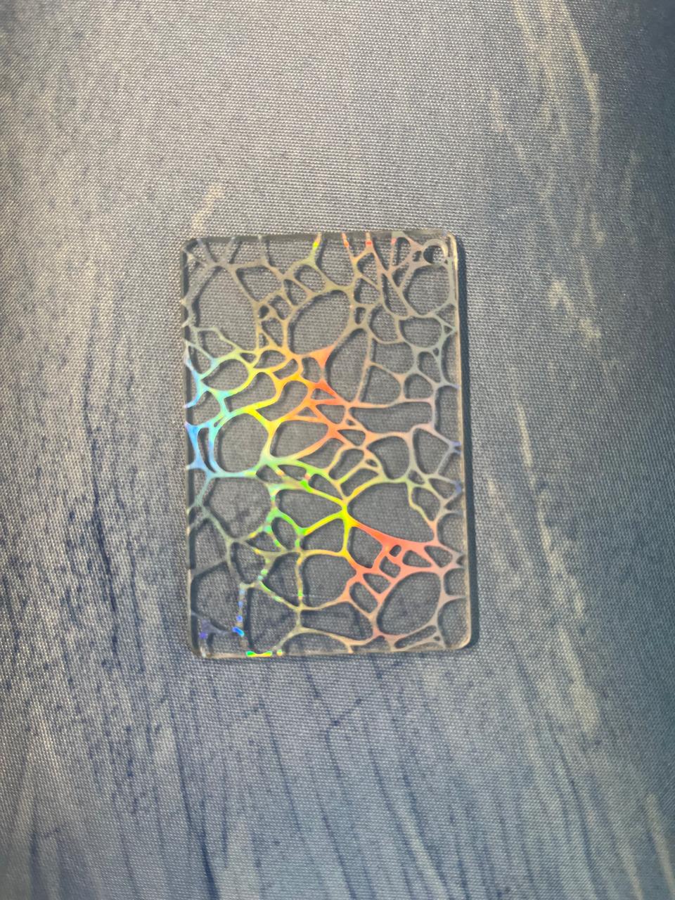 Metallic foil key blanks selection