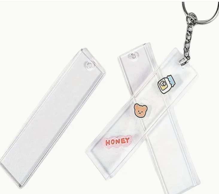 Acrylic blank keychain set range
