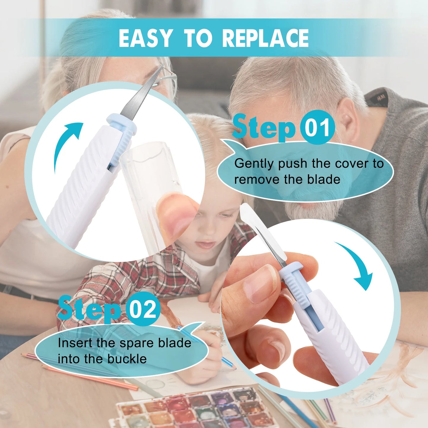 TeckWrap precision craft knife set