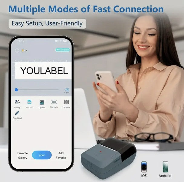 Marklife portable thermal label printer