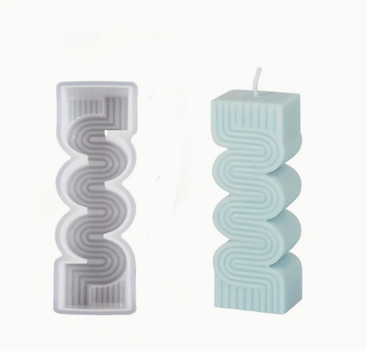 Geometry candle mold
