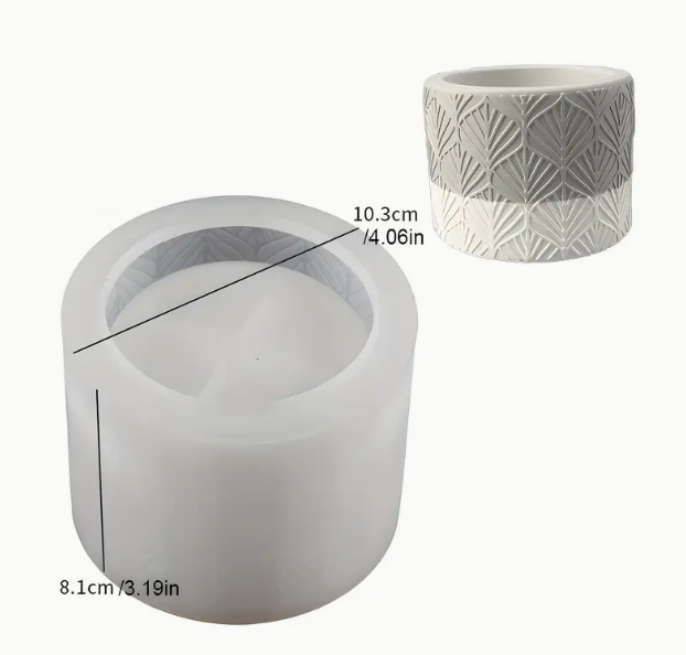 Candle Jar silicon mold