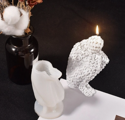 Gel dropper mosaic thinker candle silicon mold