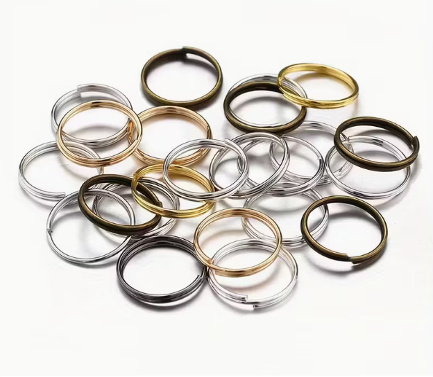 200 pieces metal open jump rings selection