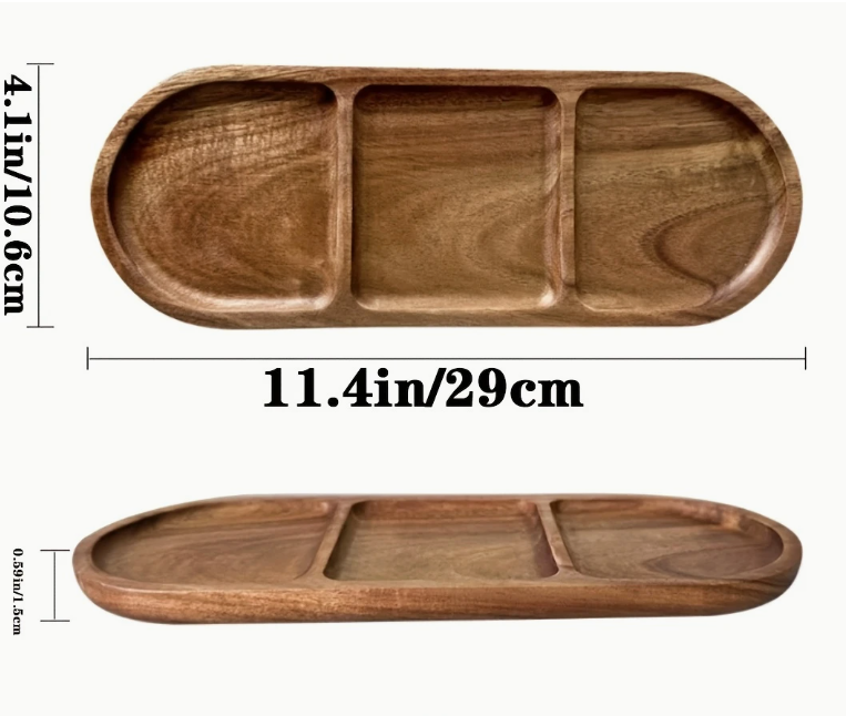 Wooden serving tray selection