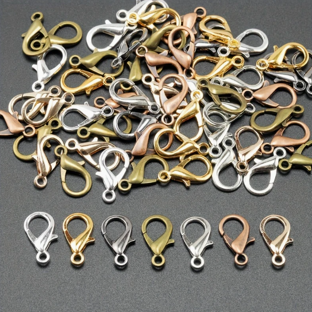 14mm lobster clasps mix random colours