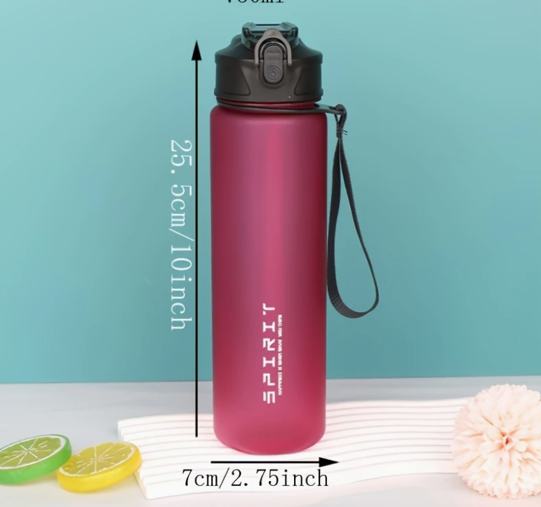 750ml navy blue water bottle