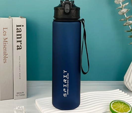 750ml navy blue water bottle