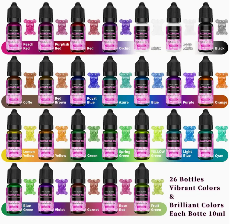 Alcohol ink set selection