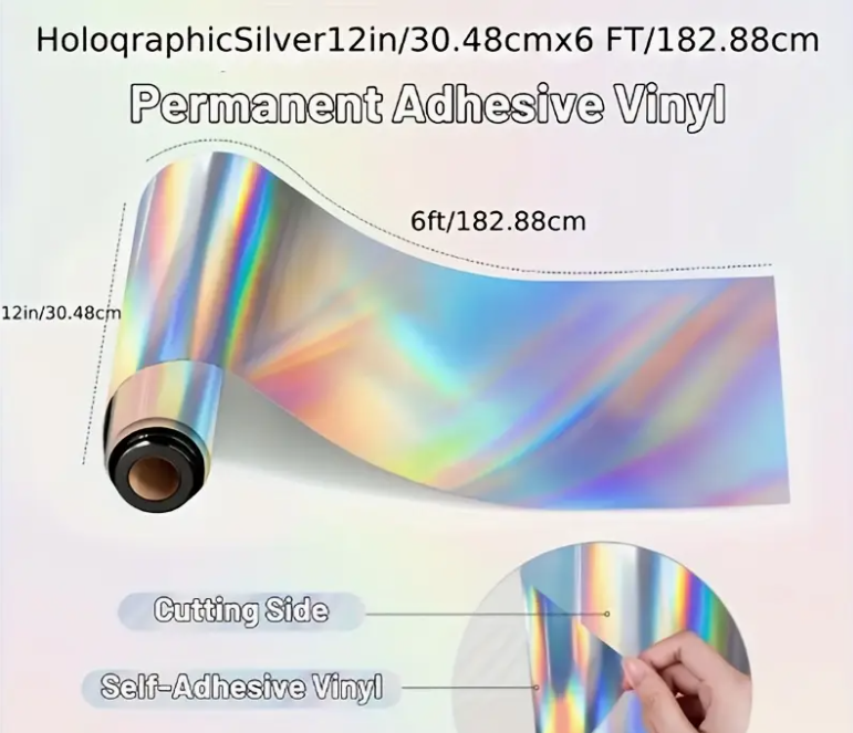 PET permanent adhesive vinyl roll selection