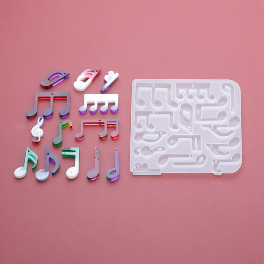 Musical notes mold