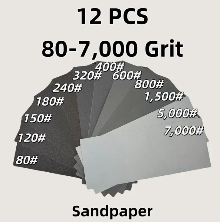 Advanced sandpaper set