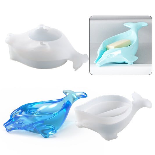 Dolphin soap holder