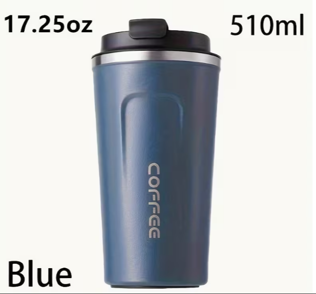 510ml blue double-layer stainless steel vacuum insulated cup