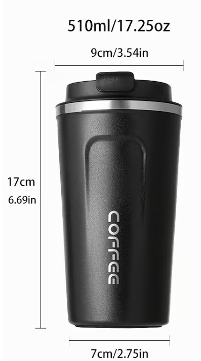 510ml blue double-layer stainless steel vacuum insulated cup