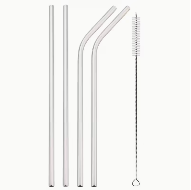 Stainless steel reusable straws set range