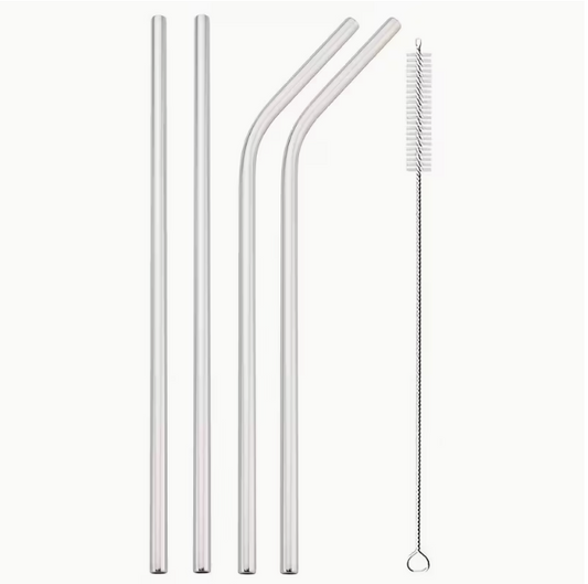 Stainless steel reusable straws set range
