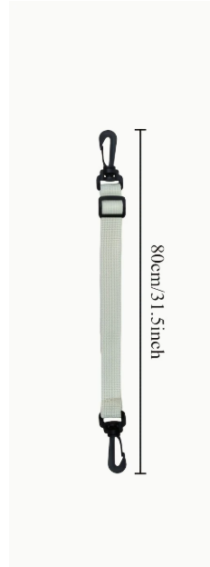 Adjustable water bottle shoulder strap