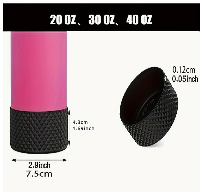 Tumbler silicon bumper cover