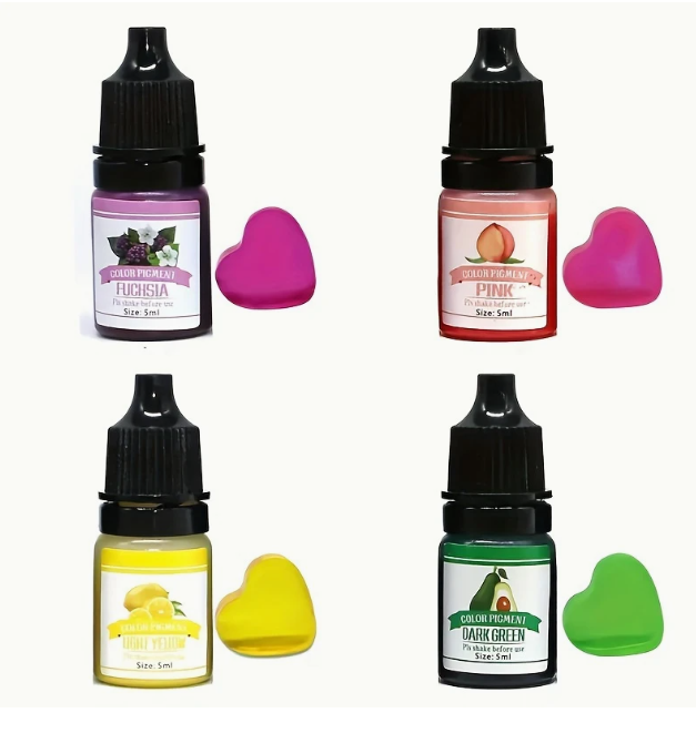 Resin colour pigment set selection