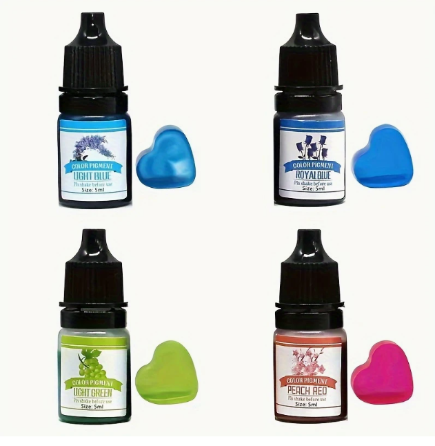 Resin colour pigment set selection