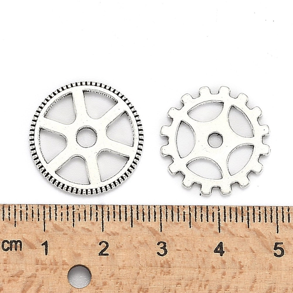 Metal steam punk gears (50g)