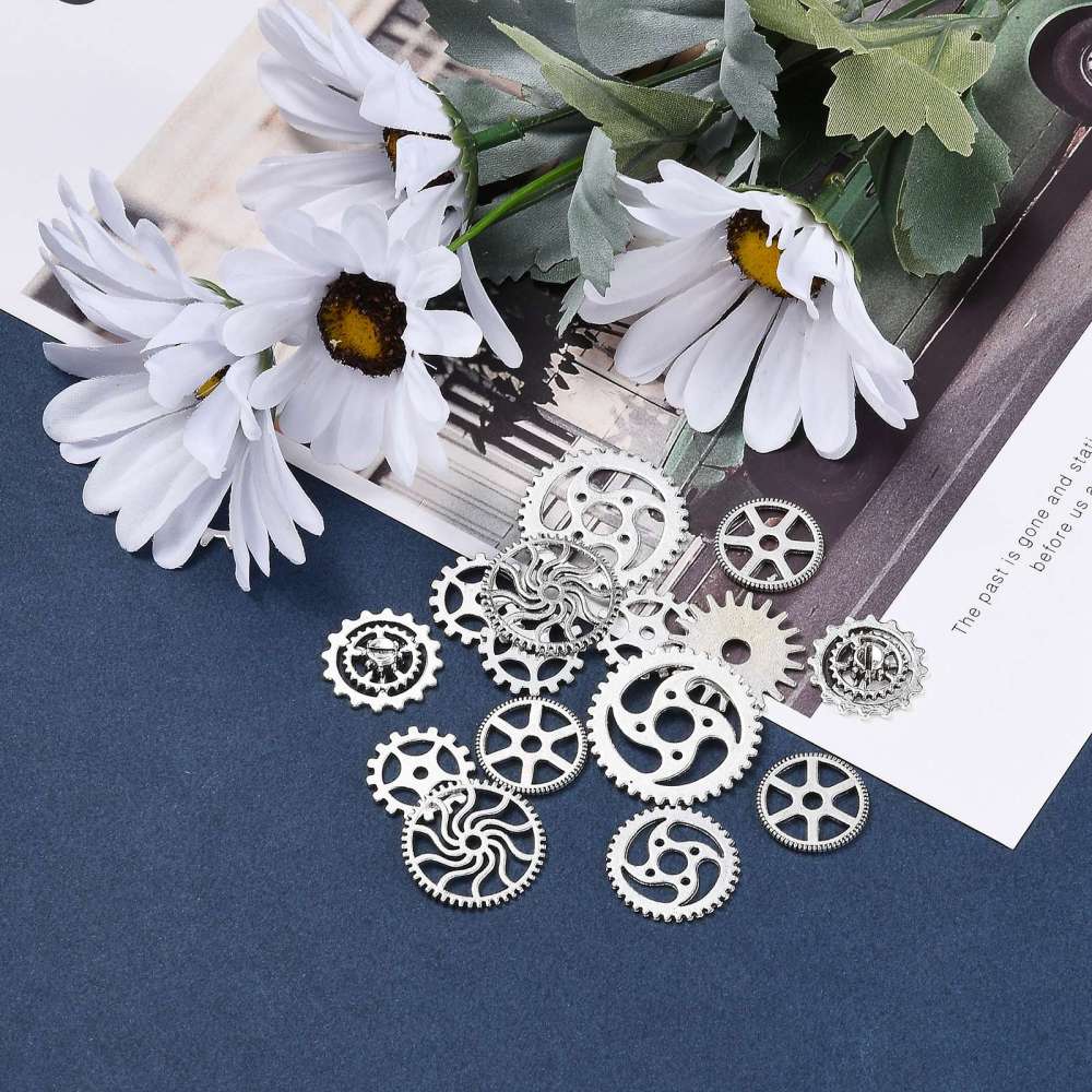 Metal steam punk gears (50g)