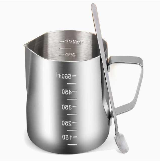 Melting pot with spoon