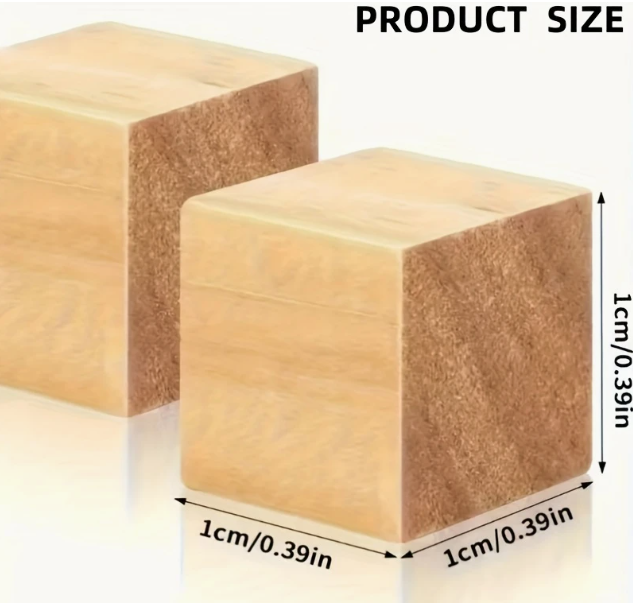 Blank cube craft wooden squares selection