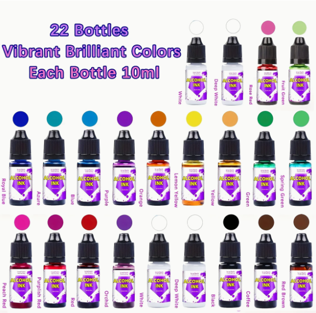 Alcohol ink set selection