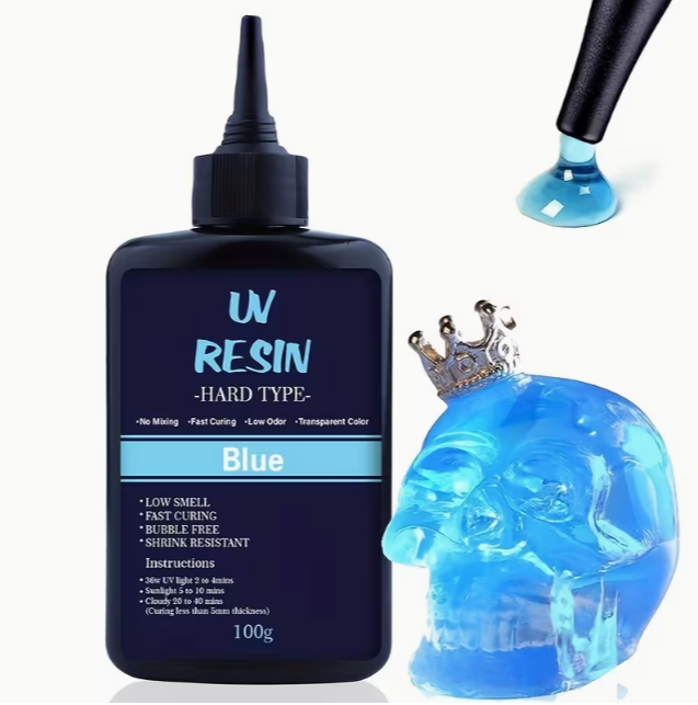 Blue coloured UV resin 100g