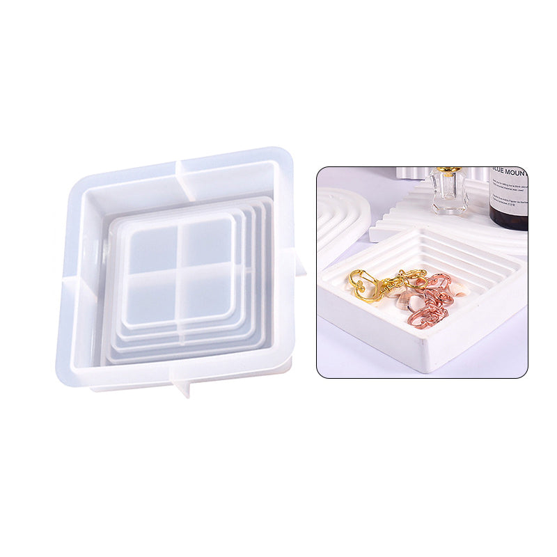 Square storage silicon mold