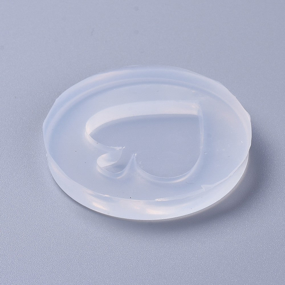 Spade heart silicon mold