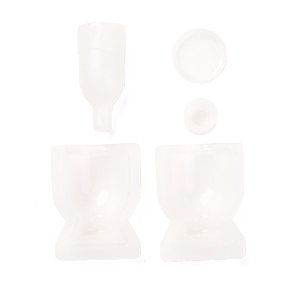 Refillable bottle silicon molds